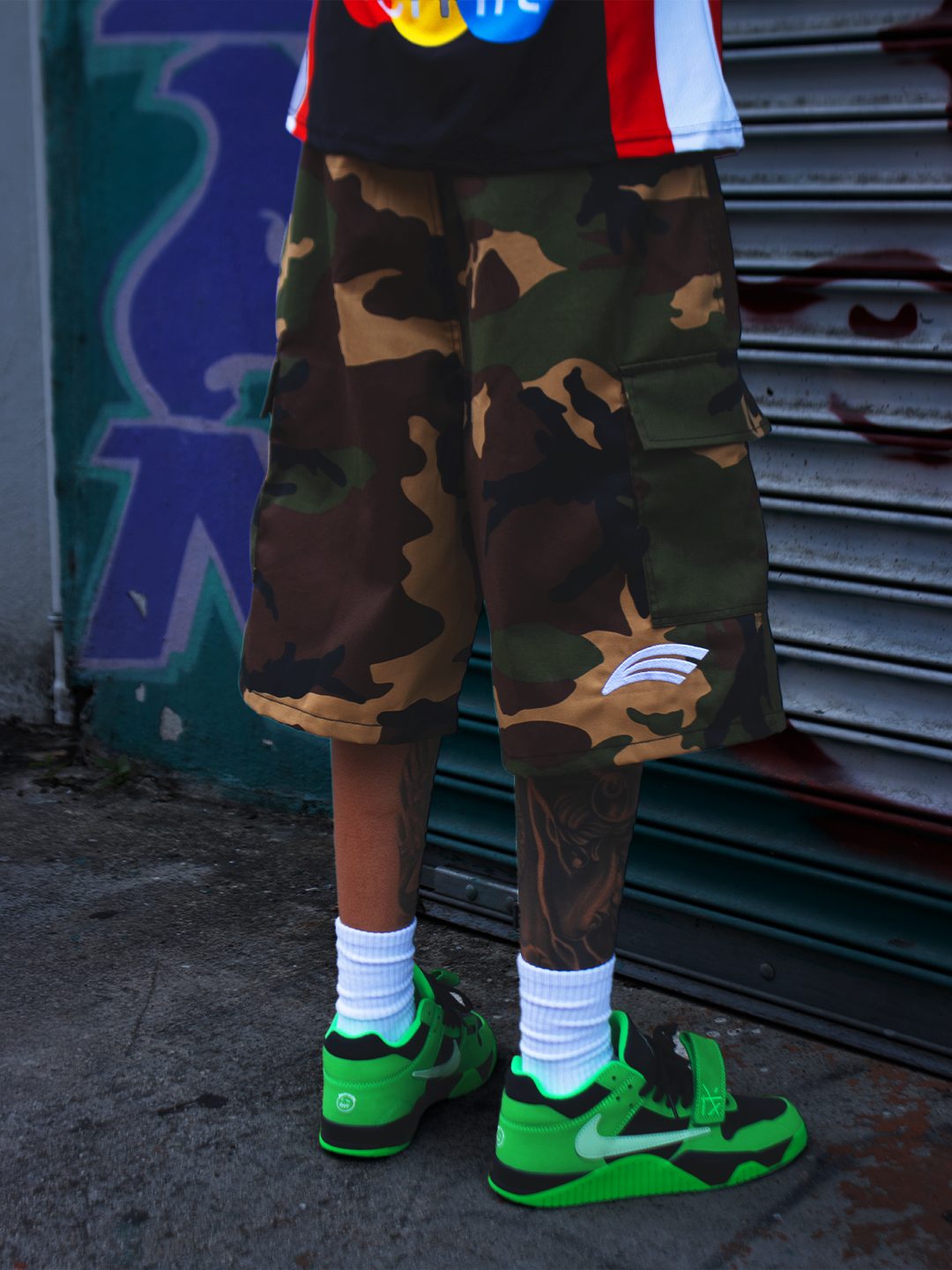 Camo Cargo Shorts